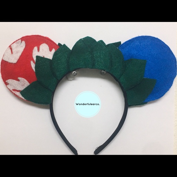 Handmade Lilo & Stitch Mickey ears - Picture 2 of 2